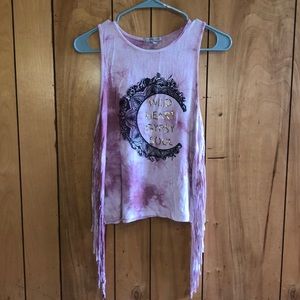 Fringe tank top